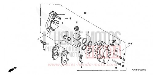 FRONT BRAKE CALIPER SH1503 de 2003